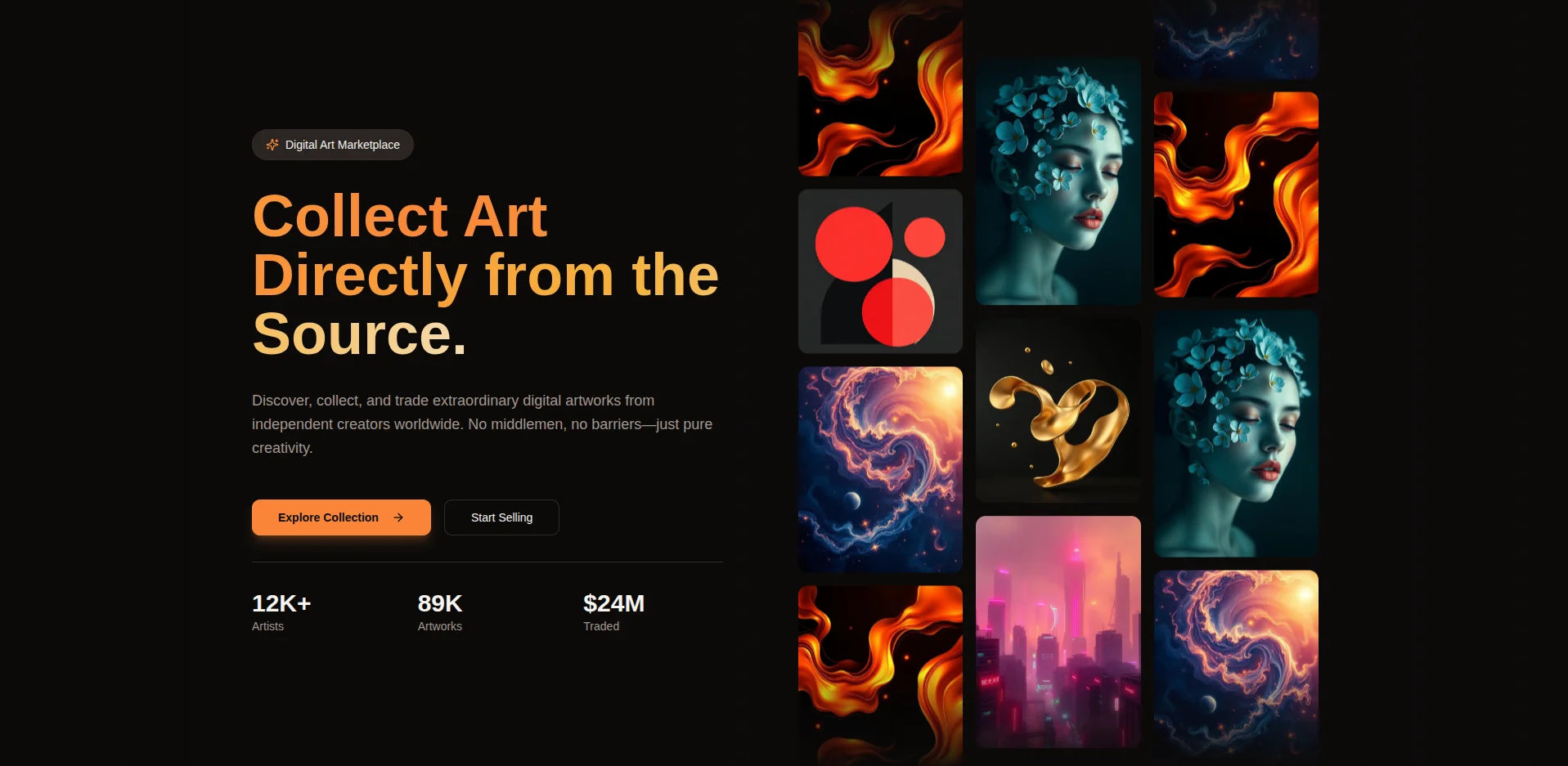 Digital Art Marketplace - Creator Marketplace